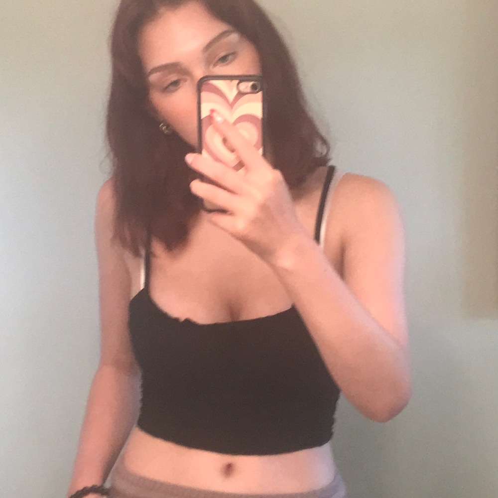 Trendy Black Bustier Top from YesStyle